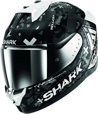 Мотошлем Shark Helmets Skwal I3 Hellcat / HE0828E-KUS-L (L, черный/белый) - 
