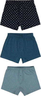 Комплект мужских трусов Mark Formelle 411152-3 (р.102-112, узор на бриз/на морская волна/геометрия на неви) - 