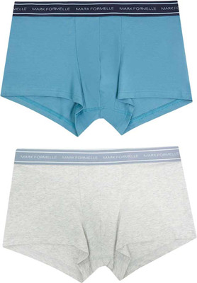 Комплект мужских трусов Mark Formelle 411124-2 (р.90-100, серый меланж 4306А/темная бирюза) -