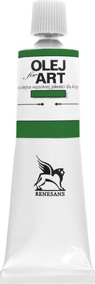 Масляная краска Renesans Oils For Art / RENOIL60_70 (60мл, зеленый светлый лак) -