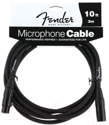 Удлинитель кабеля Fender 10' Microphone Cable (3м)