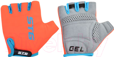Велоперчатки STG AL-03-325 / Х74365 (XL, оранжевый/черный)