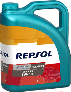

Моторное масло Repsol, Premium Tech R C4 5W30 / RP081C55