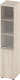 Шкаф-пенал с витриной Славянская столица Б-6.1912.2 (правый, дуб сонома) - 