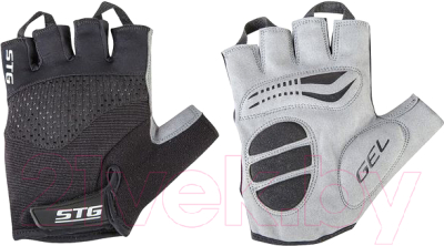 Велоперчатки STG AI-03-202 / Х81534 (L, черный/серый)