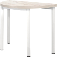 Обеденный стол Millwood Далис 1 (дуб белый Craft/металл белый) - 