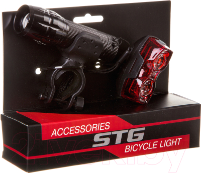 Набор фонарей для велосипеда STG FL1203 TL5424 / Х88376