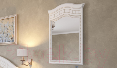 Комплект мебели для спальни Империал Диана с ОМ МИ ШК-5 (белый/золото)