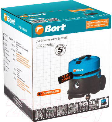 Профессиональный пылесос Bort BSS-1010HD (91204467)