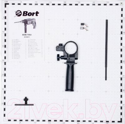 Дрель Bort BSM-750U (93726911)