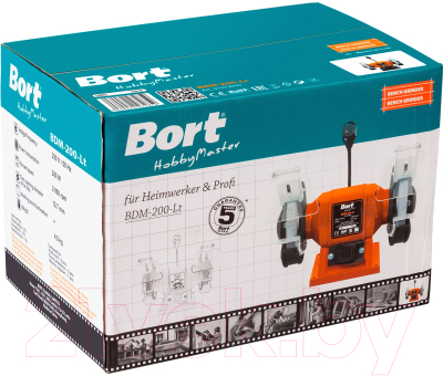 Точильный станок Bort BDM-200-Lt (91272850)