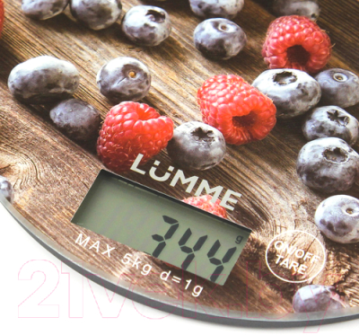 Кухонные весы Lumme LU-1341 (ягодный микс)