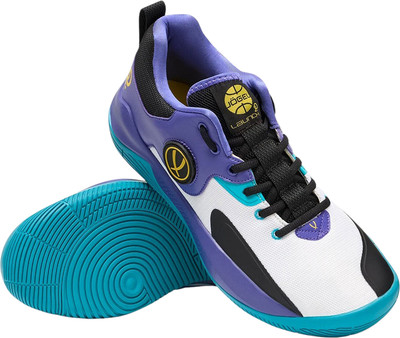 Кроссовки Jogel Launch 2.0 LOW (р.43, белый/фиолетовый/голубой) - 