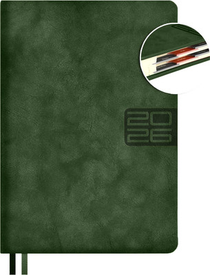 Ежедневник Escalada Тиволи Глосс 2026 / 70244 (176л, зеленый) -