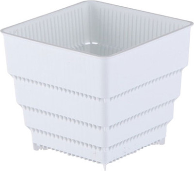 Вазон BOTANICA Air для кактусов и суккулентов (10x9.6см, с поддоном, белый) - 