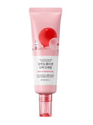 Сыворотка солнцезащитная Round Lab Camellia Deep Collagen Firming Sun Serum (50мл) -