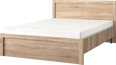 Полуторная кровать Anrex Somma 140x200 (дуб сонома) - 