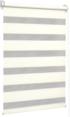 Рулонная штора Delfa Сантайм День-Ночь Стандарт D614 (65x160, кремовый) - 