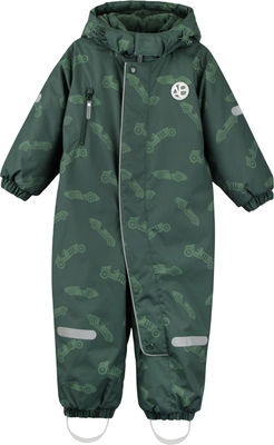 Комбинезон прогулочный детский Amarobaby Adventure / AB-OD25-6202AD/13-92 (р.92-98, зеленый/машины) -
