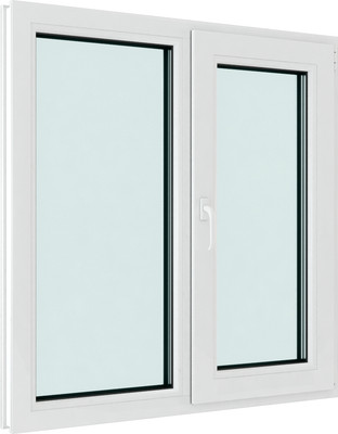 

Окно ПВХ, Futuruss Двухстворчатое Поворотно-откидное правое 3 стекла