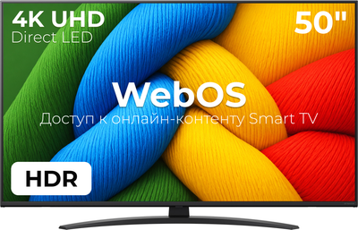 Телевизор LG 50" 50NANO81A6A