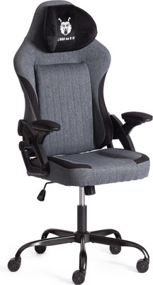 Кресло офисное Tetchair iWolf (ткань, черный/серый) - 