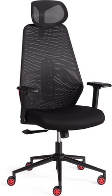Кресло офисное Tetchair Matrix (red ткань, черный) - 