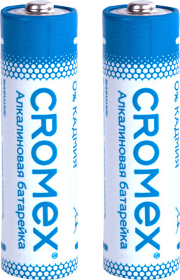 Комплект батареек Cromex Alkaline. АА LR6 15А / 457128 (2шт) -