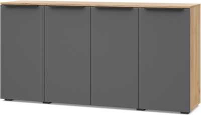 Тумба Modern Харди Х84 (золотистый дуб/графит) -