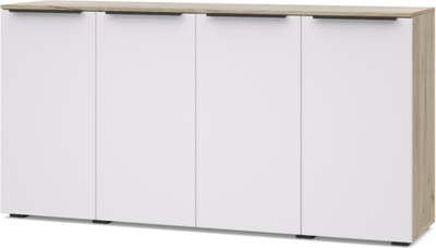 Тумба Modern Харди Х84 (серый дуб/белый) -