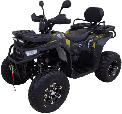 Квадроцикл Motax Grizlik W200 Lux  (черный/желтый камуфляж) -