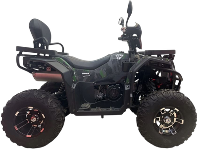 Квадроцикл Motax Grizlik W200 Lux (черный/зеленый камуфляж) -