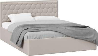 

Двуспальная кровать, Порто универсальная с ПМ и заглушиной 180x200