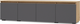 Тумба Modern Тифани Т74 под ТВ (золотистый дуб/графит) -