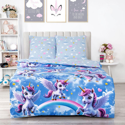 

Комплект постельного белья, Единорожки 912