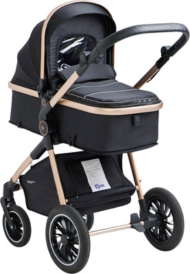 Детская универсальная коляска Sweet Baby Ranger 3в1 (Neo Black Gold) - 
