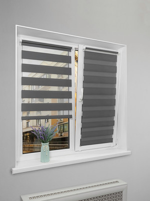 Рулонная штора Lm Decor ДН LB 11-10 180х185 (графитовый) - 