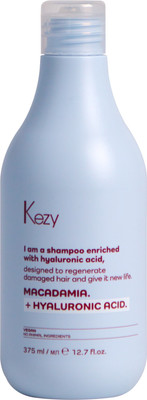 Шампунь для волос Kezy I am Macadamia + Hyaluronic Acid (375мл) -