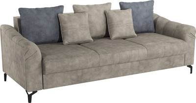 Диван Олмеко Одри 3-х местный (латте/графит) - 