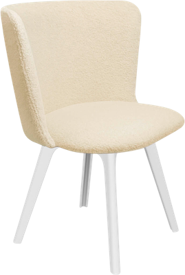 Стул Sheffilton SHT-ST36/S195 (бежевый/белый) -