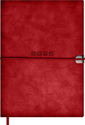 Ежедневник Escalada Тиволи Глосс 2026 / 70275 (176л, красный) -