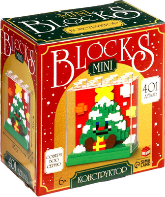 

Микроконструктор, Mini Blocks. Елочка 7255 / 10869353