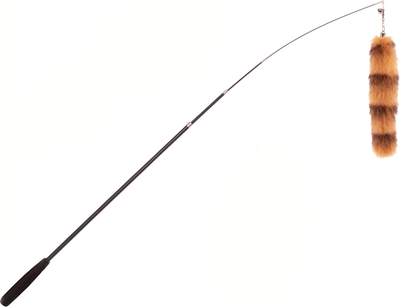 

Игрушка для кошек, Удочка-дразнилка. Хвост Енота / HM-19-A