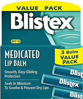 Набор бальзамов для губ Blistex Medicated классический SPF 15 (3шт) -