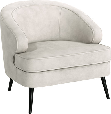 Кресло мягкое Олмеко Марсель (велюр Олимпия 060 серебристый серый) - 