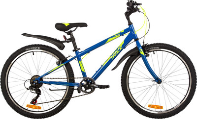 Велосипед Novatrack 24 Racer / 24SHV.RACER.14DBL23 (14, синий, разобранный, в коробке) - 