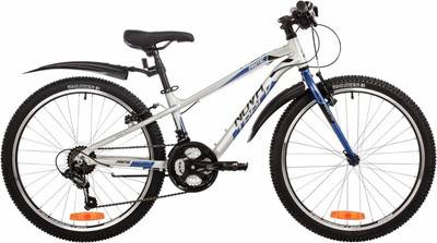 Велосипед Novatrack Prime 24 24AHV.PRIME.11SL4 (11, серебристый, разобранный, в коробке) - 