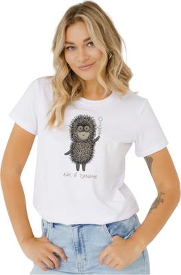 Футболка Dea Mia Союзмультфильм Ежик в тумане 5616 рис.0014 (р.170-100,104) - 