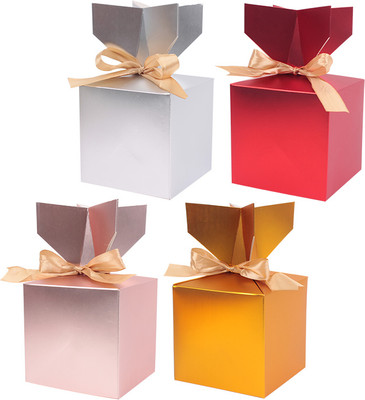

Набор коробок подарочных, 10x10x10 см / DV-14644