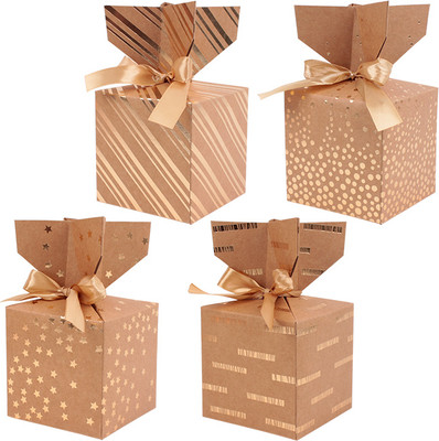 

Набор коробок подарочных, 10x10x10 см / DV-14642